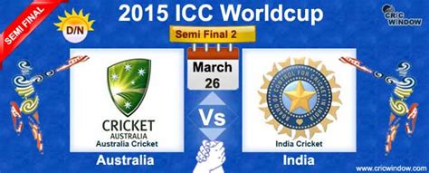 Icc Worldcup 2015 Australia Vs India Report Semi Final 2