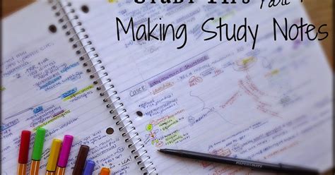 Winding Spiral Case: How To Study: Making Notes