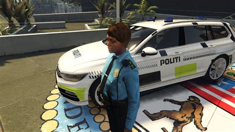 Danish Police Uniform Female Semi HD GTA Mods
