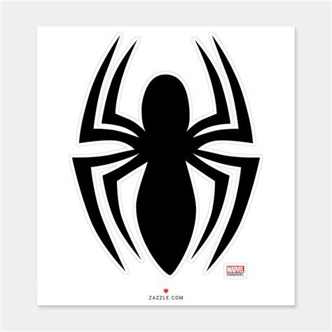 Spider-Man Spider Logo Sticker | Zazzle.com | Logo sticker, Spiderman