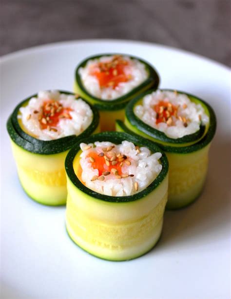 Très apprécié pour son goût spécifique, il. Invitations aux voyages culinaires: C91 - Courgette Maki