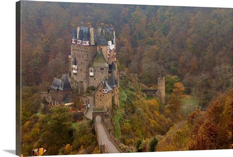 Eltz Castle In Autumn Rheinland Pfalz Germany Europe Wall Art