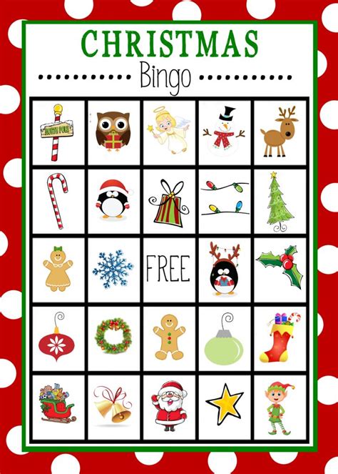 Free Printable Christmas Bingo Game Kerstbingo Kerst Printable
