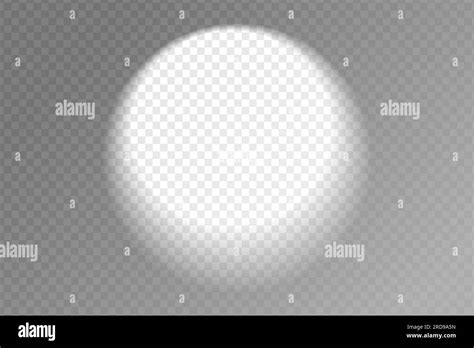 Flashlight frame overlay shadow. Spotlight mockup, lamp or lantern rays