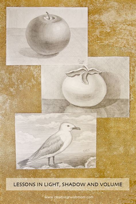 Pencil Drawing Exercises To Teach Light Shadow And Volume Drawing