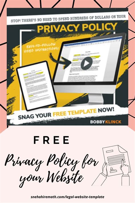Free Privacy Policy For Website Terms And Conditions For A Website