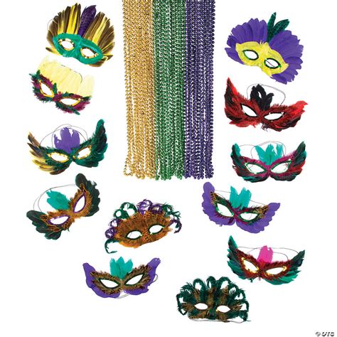 Masquerade Mask And Bead Assortment Oriental Trading