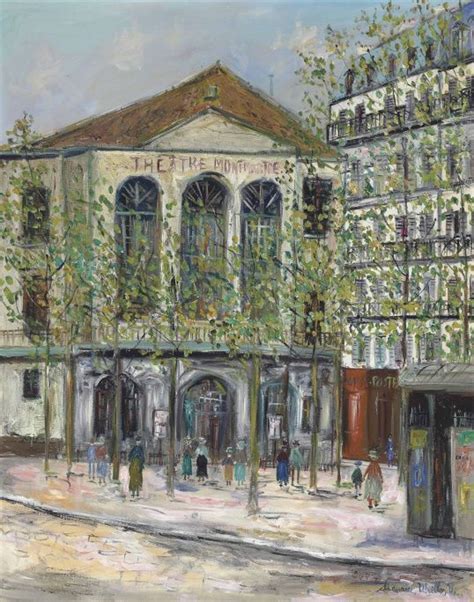 Maurice Utrillo 1883 1955 The Atelier Theatre France Art