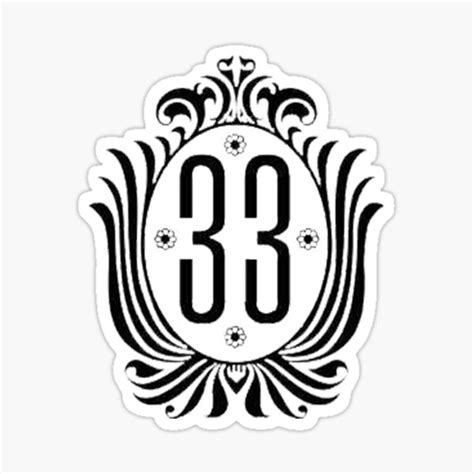 Club 33 Address Plaque Sticker For Sale By Jmaxwellw Redbubble