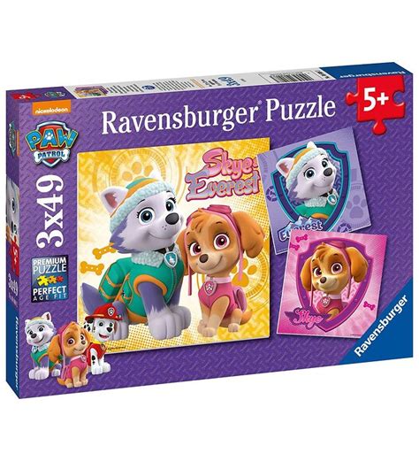 Ravensburger Puzzle Game 3x49 Bricks Paw Patrol Glamorous Gi