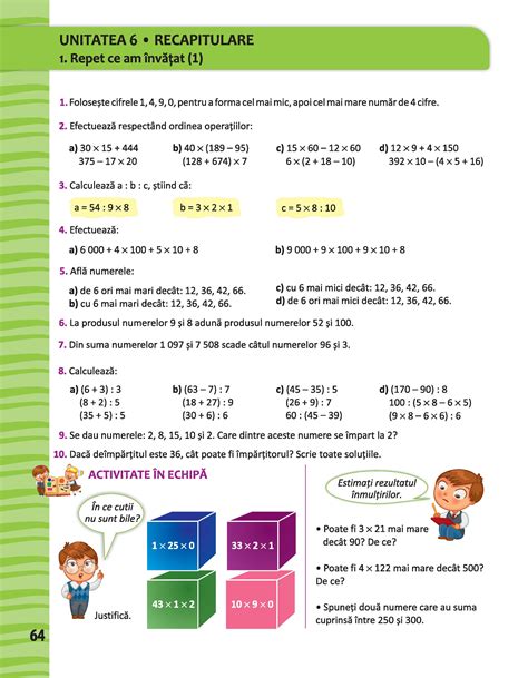 Matematică Pentru Clasa A Iii A A0621pdf Pag 64