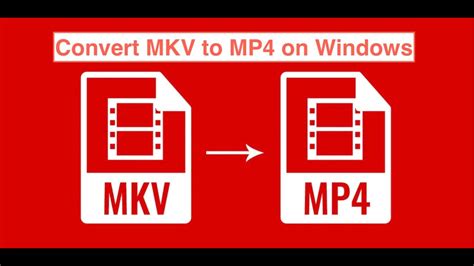 How To Convert Mkv To Mp4 On Windows Youtube