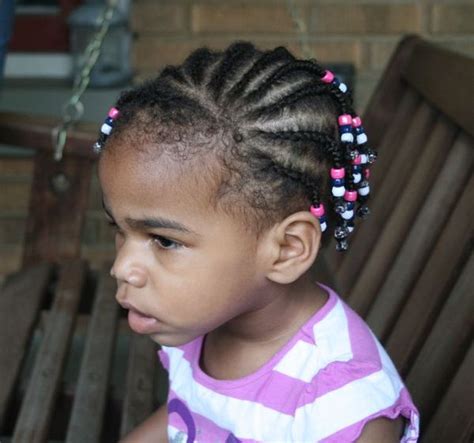• this kids' hairstyles for girls is similar to the top knot. Braids for Kids: Black Girls Braided Hairstyle Ideas in ...
