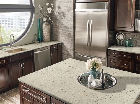 Colonial White Granite Countertops With Cherry Cabinets