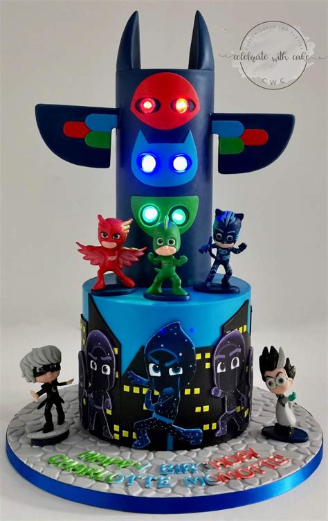Celebrate With Cake Pj Masks With Hq Cake