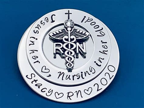 Personalized Pin For Rn Rn T Bsn Pin Nursing Student Etsy