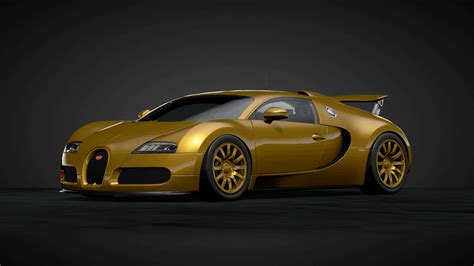 Download Gold Bugatti Veyron Car Wallpaper