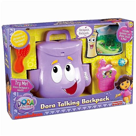Nick Jrs Dora The Explorer Talking Backpack Toy