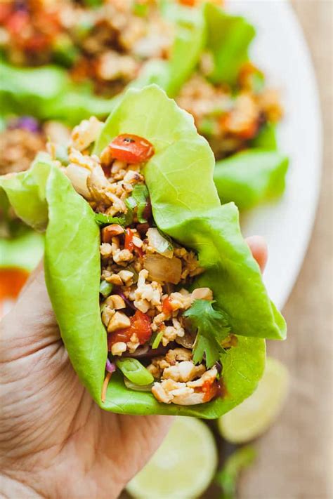 Healthy Vegan Lettuce Wraps The Live In Kitchen
