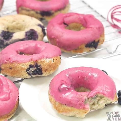 This Is A Recipe For Scrumptious Keto Blueberry Donuts That Uses Gluten Free Almond And Coconut