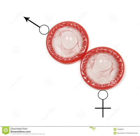 Deux Condoms Image Stock Image Du Durée Soin Femelle