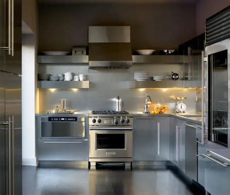 10 Stylish Stainless Steel Kitchen Designs