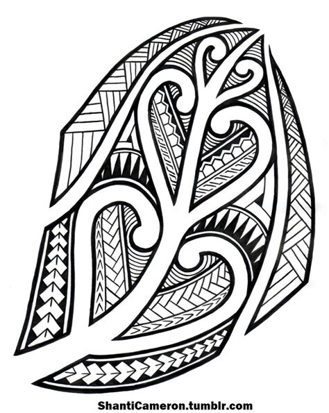 Samoan Tribal Drawing At Getdrawings Free Download