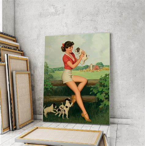 Pin Up Girl Poster Playboy Vintage Poster Sexy Pin Up Girl Etsy