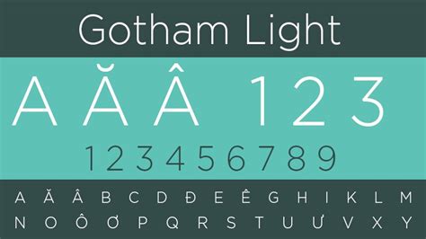 Gotham Light Font Coultra