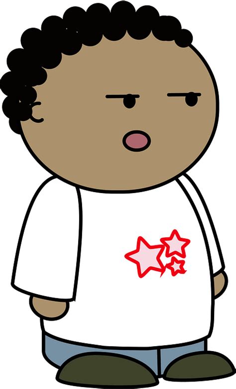 Boy With Confused Expression Clipart Free Download Transparent Png