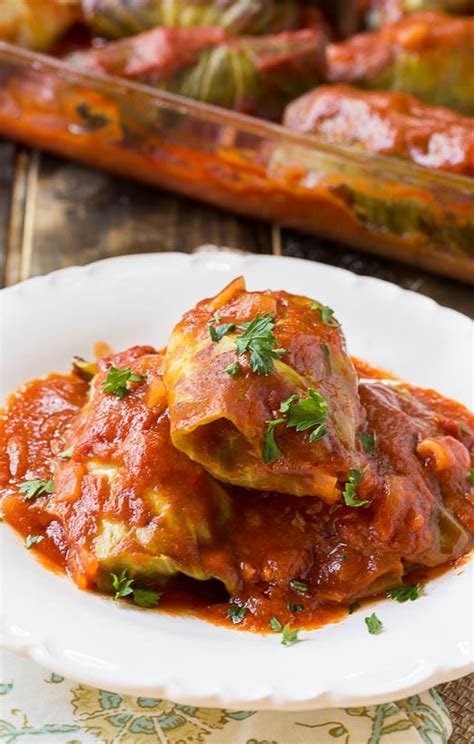 Stuffed Cabbage Rolls Recipe Spicy Southern Kitchen