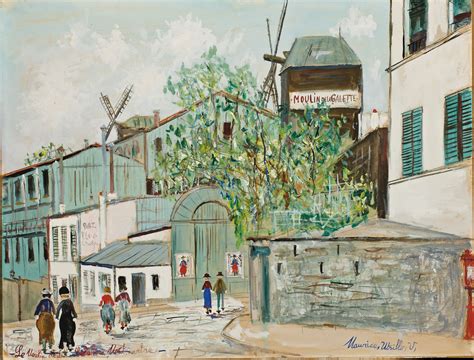 Maurice Utrillo 1883 1955 Le Moulin De La Galette Christies