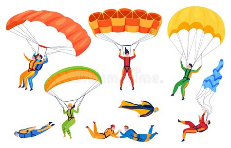 Woman Skydivers Stock Illustrations 137 Woman Skydivers Stock