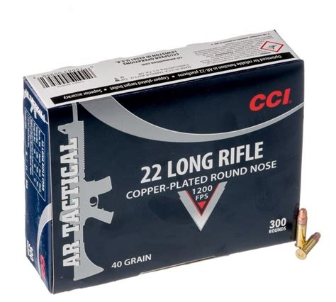 3000 Rounds Of 22 Lr Ammo By Cci Ar Tactical 40gr Cprn American