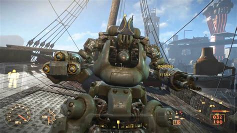 Approach the antenna and replace the damaged part. Fallout 4, episode 106, USS Constitution part 1 - YouTube