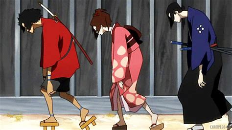 Mugen Fuu And Jin From Samurai Champloo Flcl Animation Reference