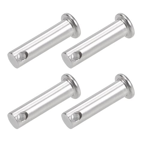 Single Hole Clevis Pins 8mm X 30mm Flat Head 304 Stainless Steel Link