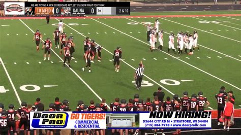 10 Marshfield Kaukauna High School Football Youtube