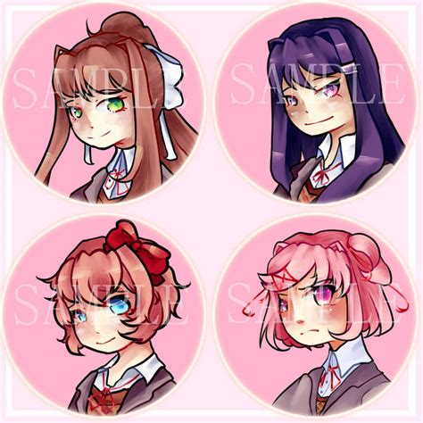 Ddlc Button Samples By Mizuki Yorudan On Deviantart