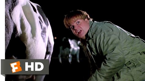 His father gets married to woman who is actually trying to get him for his money by taking over his stocks and then put his brake pad company. Tommy Boy (1/10) Movie CLIP - Cow Tipping (1995) HD - YouTube