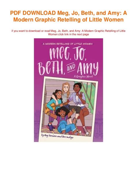 Online Book Meg Jo Beth And Amy A Modern Graphic Retelling Of