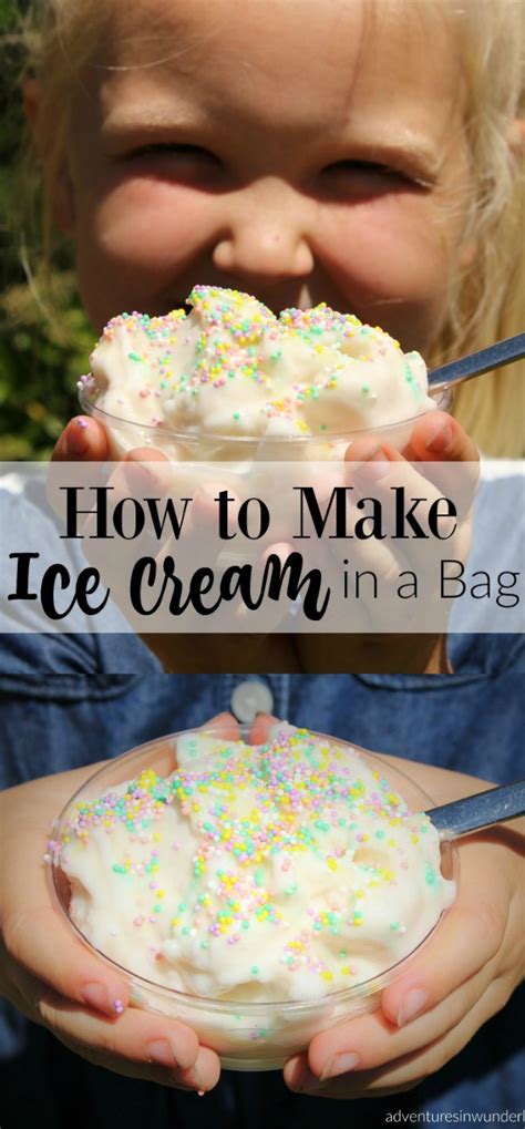 Learn how to make this homemade ice cream using the ice cream maker method. How to make Ice Cream in a Bag