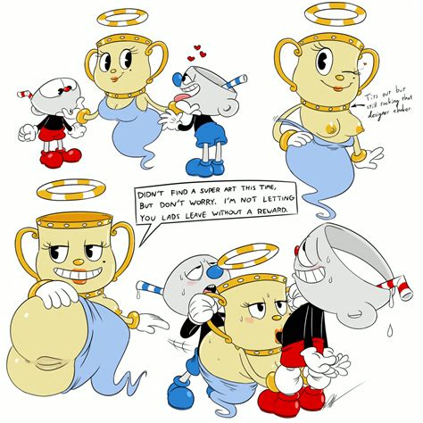 Rule 34 Ambiguous Penetration Anus Blush Bodily Fluids Breasts Cuphead Cuphead The Delicious