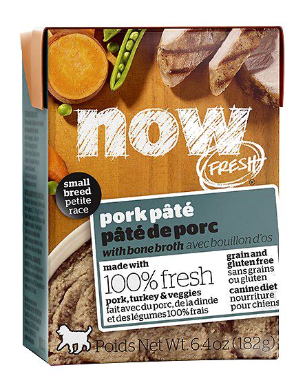 Check spelling or type a new query. Now Fresh Grain-Free Small Breed Pork Paté Wet Dog Food vs ...