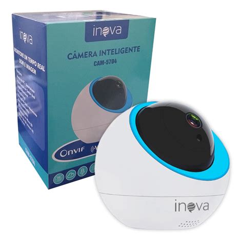 Camera Robo Ip Wi Fi Onvif 1mp Inova 5704 Leroy Merlin