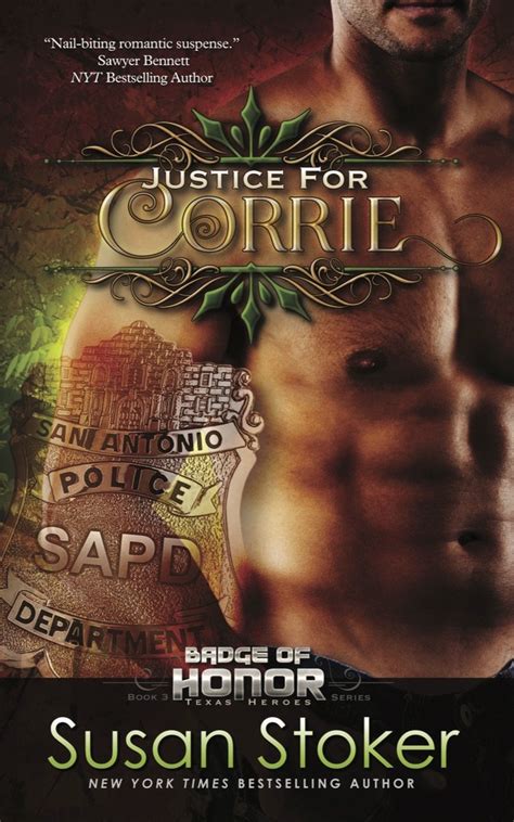 Justice For Corrie Badge Of Honor Texas Heroes Series Book 3 Stoker Susan 9781682306673