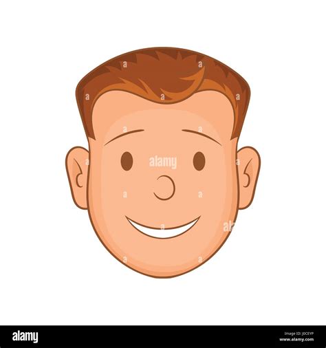 Male Face Icon Cartoon Style Stock Vector Image And Art Alamy