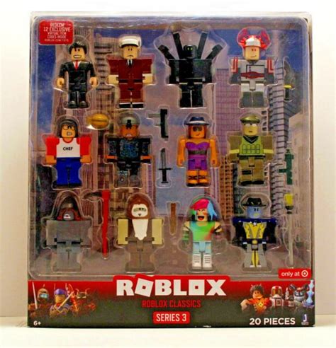 Series 3 Roblox Classics Playset 20 Piece Set With 12 Virtual Codes Ebay