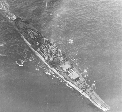 Aerial View Of The Battleship Uss Iowa 10 June 1944 2200x2016 R