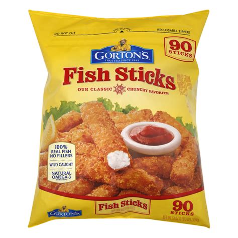 Save On Gortons Crunchy Breaded Fish Sticks 90 Ct Frozen Order